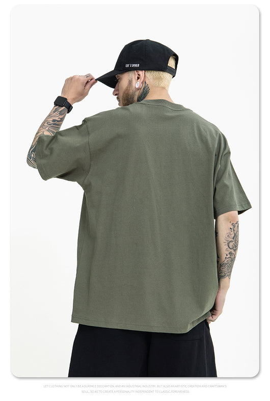 Camiseta Oversize de Algodón Puro para Hombre y Mujer - Image 40