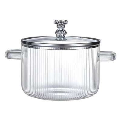 Olla de Vidrio Templado Doble Asa para Sopas, Fideos y Fondue - Image 11