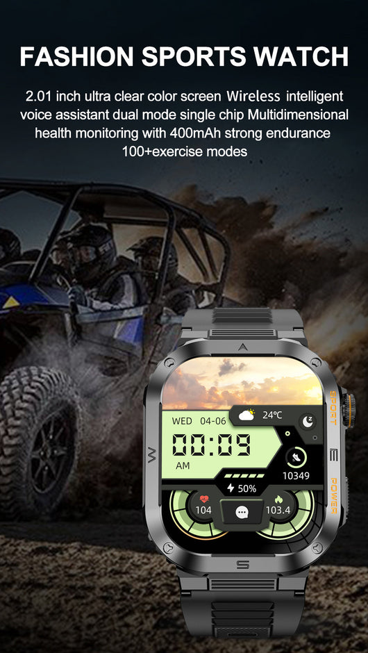 Reloj Despertador Inteligente Multifuncional a Prueba de Agua con Pantalla Grande - Image 21