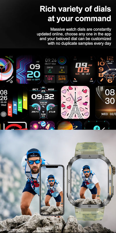 Reloj Despertador Inteligente Multifuncional a Prueba de Agua con Pantalla Grande - Image 25