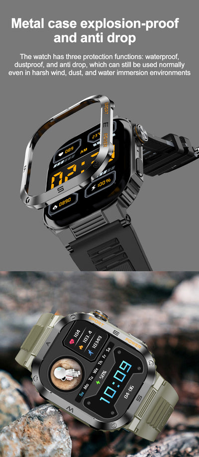 Reloj Despertador Inteligente Multifuncional a Prueba de Agua con Pantalla Grande - Image 26