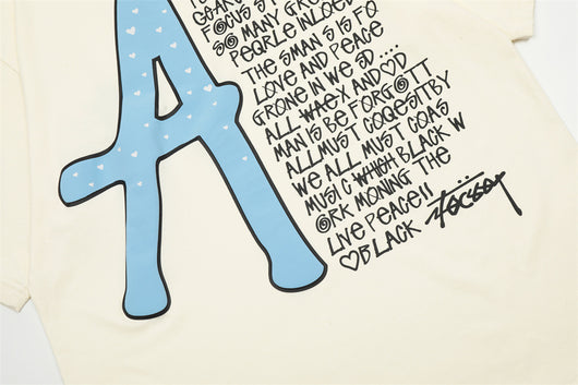 Camiseta para Hombre con Estampado de Letras Inglesas - Image 26
