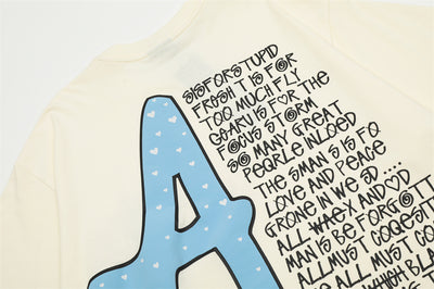 Camiseta para Hombre con Estampado de Letras Inglesas - Image 31