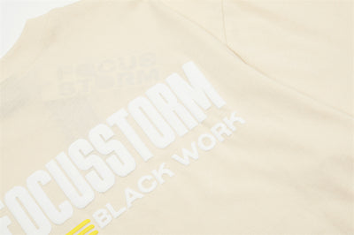 Camiseta Hombre Estampado Letras Espuma Manga Corta - Image 29