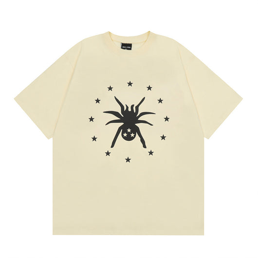 Camiseta Estampado Araña de Manga Corta para Hombre - Image 32