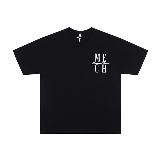 Camiseta de Algodón con Estampado de Letras para Hombre - Image 9