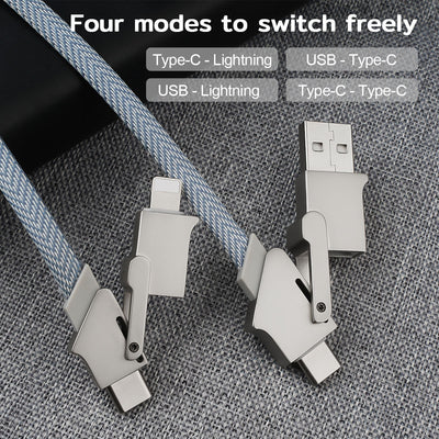 Cable de Carga Rápida 120W 6 en 1 con PD 27W para Múltiples Dispositivos - Image 18