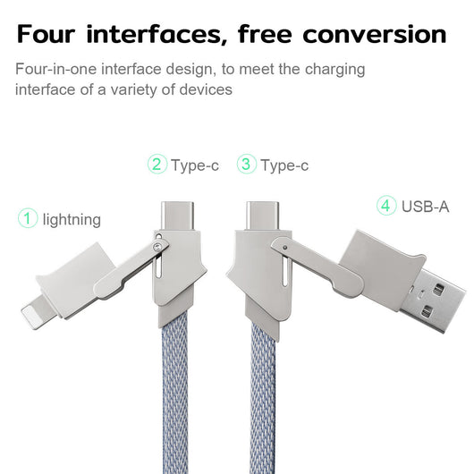 Cable de Carga Rápida 120W 6 en 1 con PD 27W para Múltiples Dispositivos - Image 20