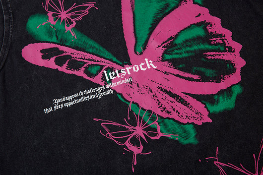 Playera Sin Mangas Rasgada Butterfly para Hombre - Image 22