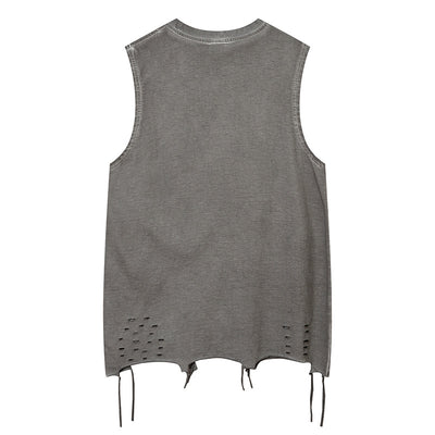 Playera Sin Mangas Rasgada Butterfly para Hombre - Image 25