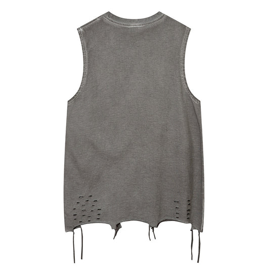 Playera Sin Mangas Rasgada Butterfly para Hombre - Image 25