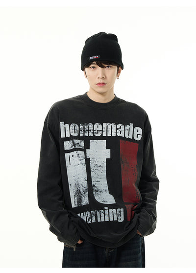 Camiseta Suelta Estilo Street Desgastado - Image 16