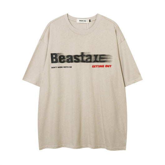 Camiseta de Algodón con Estampado de Letras para Hombre - Image 25