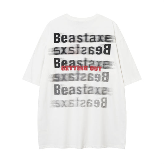 Camiseta de Algodón con Estampado de Letras para Hombre - Image 29