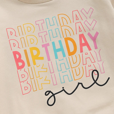 Sudadera Casual para Niña con Letras de Cumpleaños - Image 16