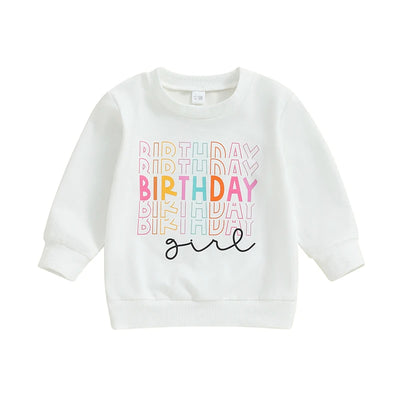 Sudadera Casual para Niña con Letras de Cumpleaños - Image 17