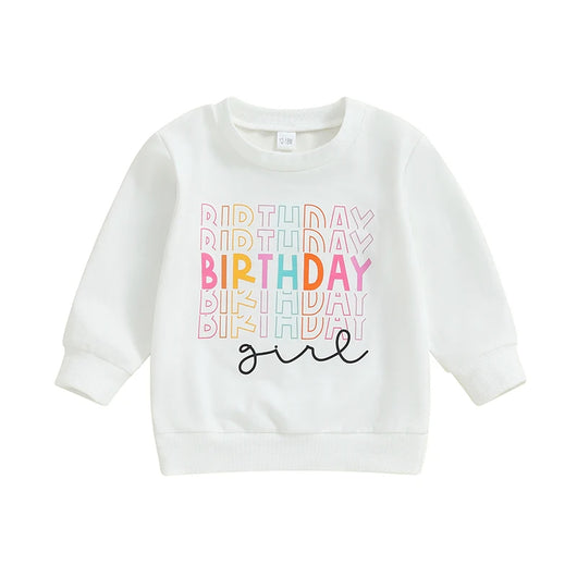 Sudadera Casual para Niña con Letras de Cumpleaños - Image 17