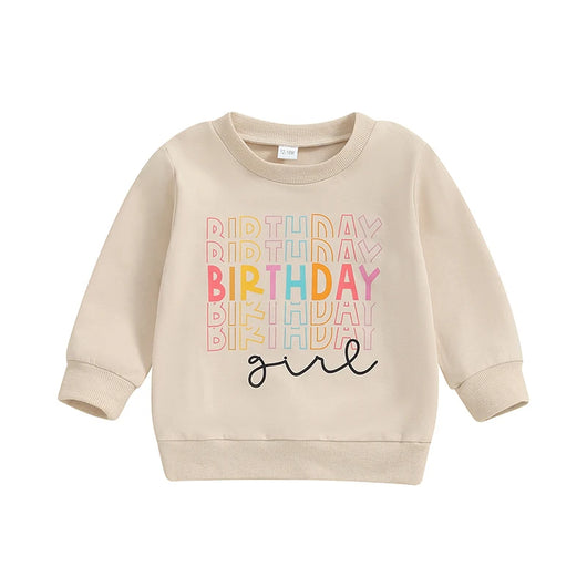 Sudadera Casual para Niña con Letras de Cumpleaños - Image 18