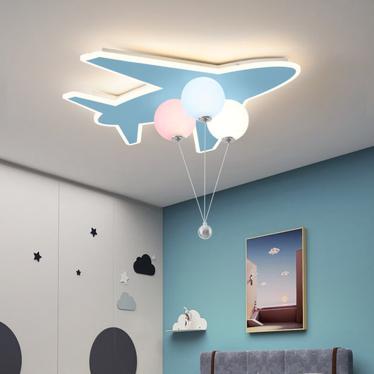 Lámpara de Techo Infantil Avión Creativo con Diseño de Nubes - Image 7