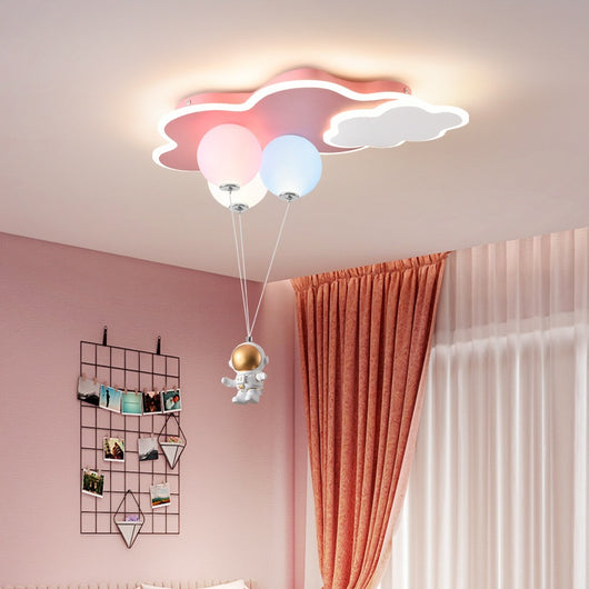 Lámpara de Techo Infantil Avión Creativo con Diseño de Nubes - Image 11