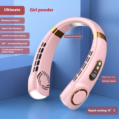 Ventilador Portátil de Cuello con Carga USB - Silencioso y Refrescante - Image 14
