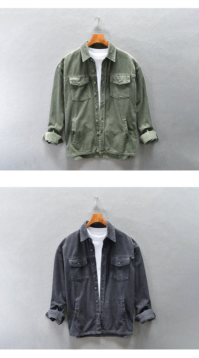 Chaqueta Camisa Personalizada American Fashion para Hombre - Image 20