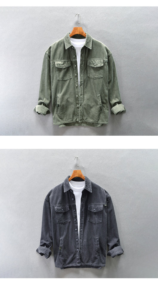 Chaqueta Camisa Personalizada American Fashion para Hombre - Image 20