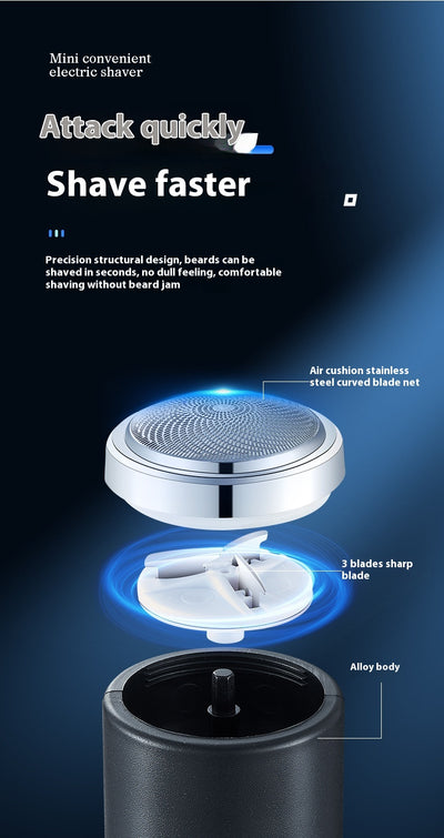 Afeitadora Eléctrica Portátil para Hombre con Pantalla de Carga - Image 14