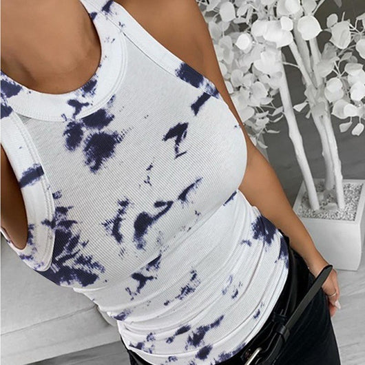 Chaleco Estampado Multicolor para Mujer - Cuello Redondo - Image 5