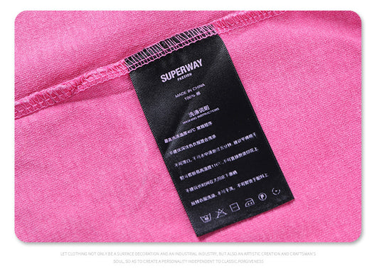 Camiseta Suelta de Cuello Redondo con Detalles de Deconstrucción - Diseño Europeo Minimalista - Image 21