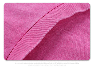 Camiseta Suelta de Cuello Redondo con Detalles de Deconstrucción - Diseño Europeo Minimalista - Image 25