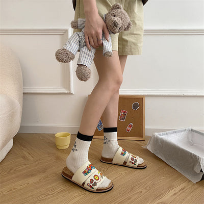 Sandalias de Verano con Suela de Corcho y Bordados Artesanales - Image 19