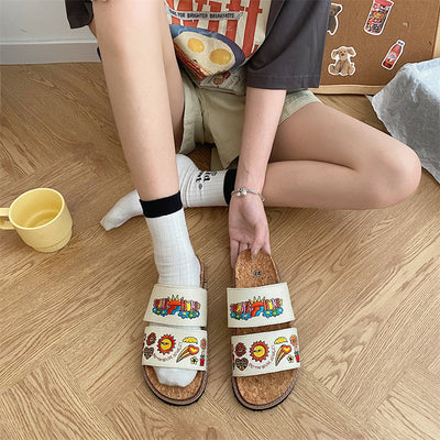 Sandalias de Verano con Suela de Corcho y Bordados Artesanales - Image 20