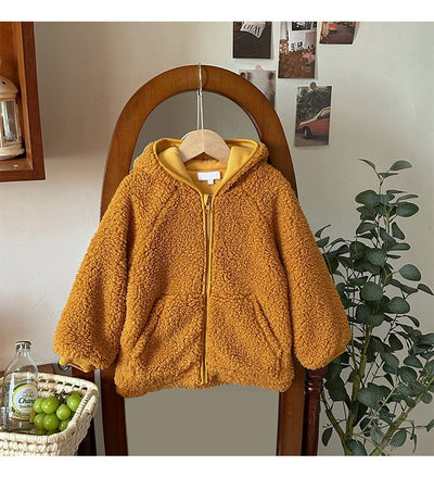 Abrigo Polar Cálido con Gorro Puntiagudo para Otoño e Invierno - Image 28