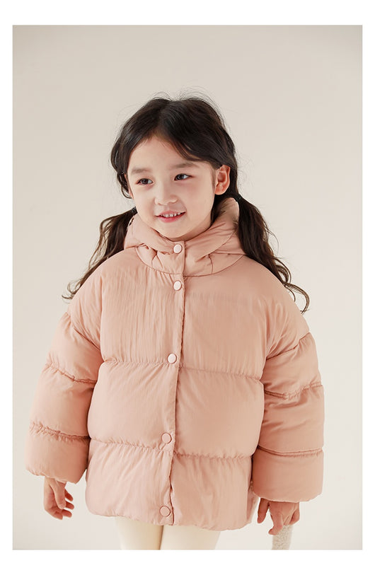 Chaqueta Acolchada con Capucha Estilo Occidental para Niñas - Image 8