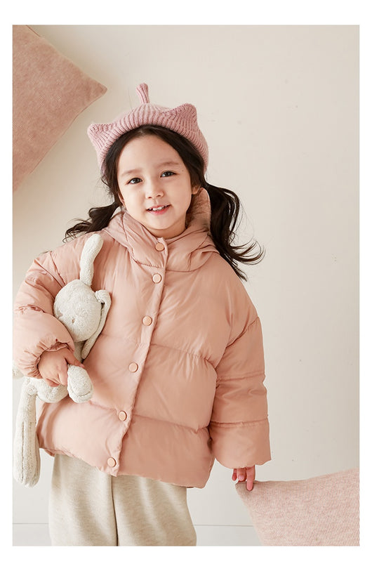 Chaqueta Acolchada con Capucha Estilo Occidental para Niñas - Image 12