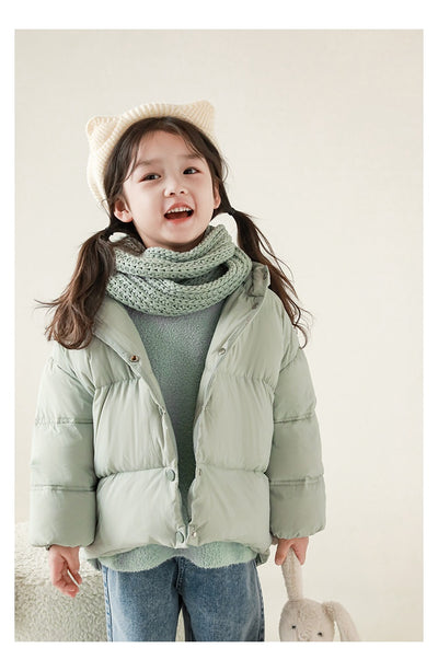 Chaqueta Acolchada con Capucha Estilo Occidental para Niñas - Image 13