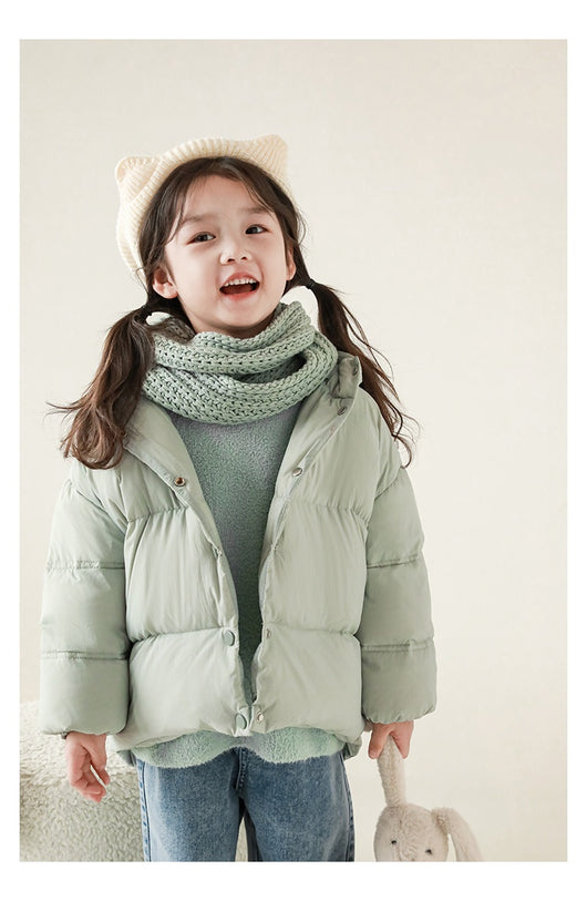 Chaqueta Acolchada con Capucha Estilo Occidental para Niñas - Image 13