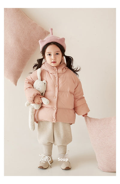 Chaqueta Acolchada con Capucha Estilo Occidental para Niñas - Image 16
