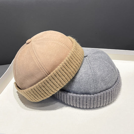 Boina de Gamuza y Terciopelo Otoño Invierno - Estilo Clásico Melón - Image 36