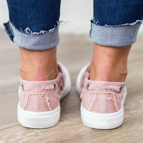 Pantalón Denim Canvas con Cierre de una Pierna para Mujer - Image 9