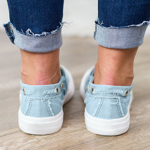 Pantalón Denim Canvas con Cierre de una Pierna para Mujer - Image 20