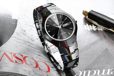 Reloj de Acero Tungsteno para Hombre - Cuarzo Resistente - Image 8