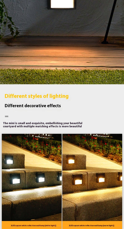 Lámpara Solar para Escaleras Exterior - Luz LED de Paso - Image 15