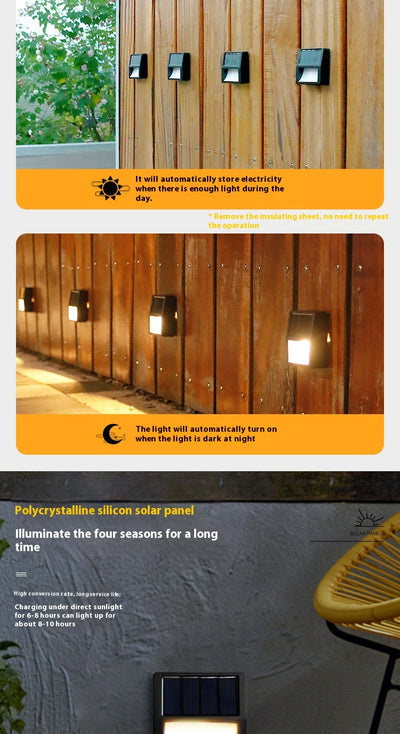 Lámpara Solar para Escaleras Exterior - Luz LED de Paso - Image 19