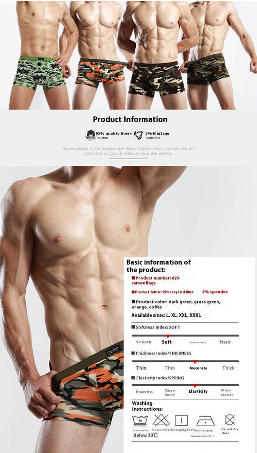 Bóxers de Camuflaje para Hombre de Modal Transpirable - Image 25