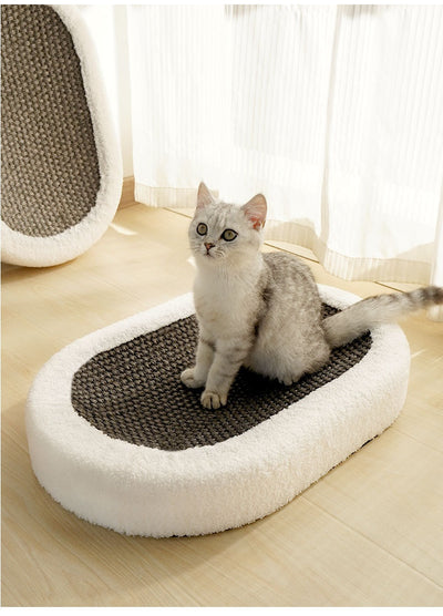 Nido Ovalado para Gatos con Tabla Rascadora de Sisal Resistente - Image 18