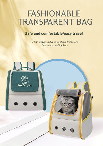 Mochila Transportadora Plegable para Gatos - Diseño Doble Respaldo Transpirable - Image 33
