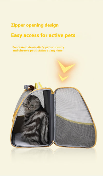 Mochila Transportadora Plegable para Gatos - Diseño Doble Respaldo Transpirable - Image 39