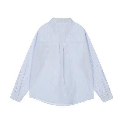 Camisa Suelta a Rayas para Hombre y Mujer - Image 28
